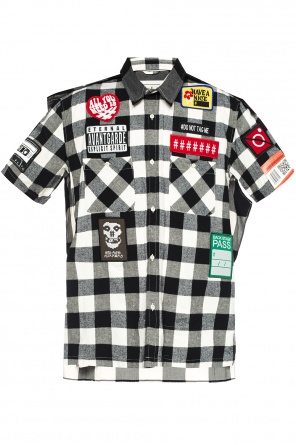 Asymmetrical checked shirt, zdjęcie 1 Asymmetrical checked shirt od Mihara Yasuhiro